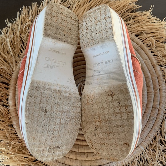 DANSKO Volley Canvas Vegan Clogs Orange 37 - Picture 10 of 14
